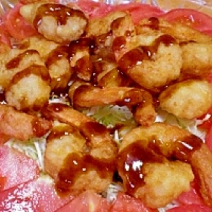 カレーソースで美味しい エビのフリッター レシピ 作り方 By ひろりん1106 楽天レシピ